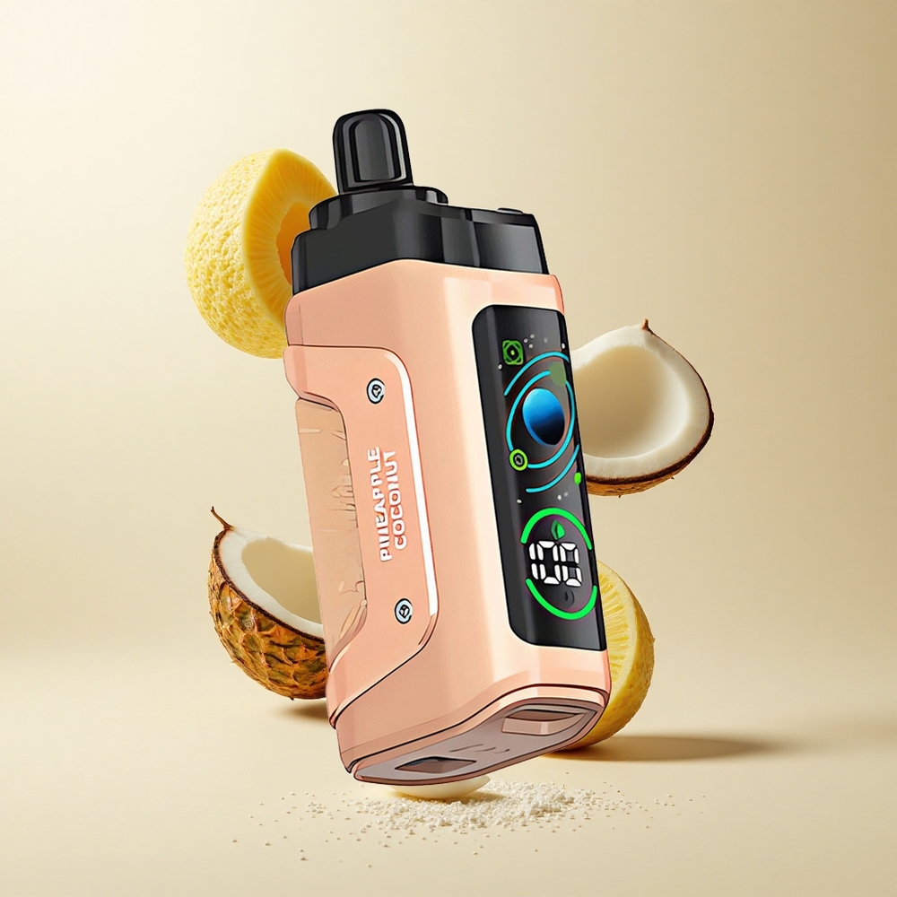 Pineapple Coconut Razz Bar 45000 Puffs Adjustable Airflow Disposable Vape