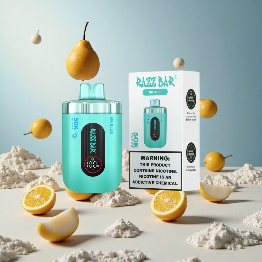 Blue Razz Bar 50K Puffs Disposable Vape with Type-C Rechargeable