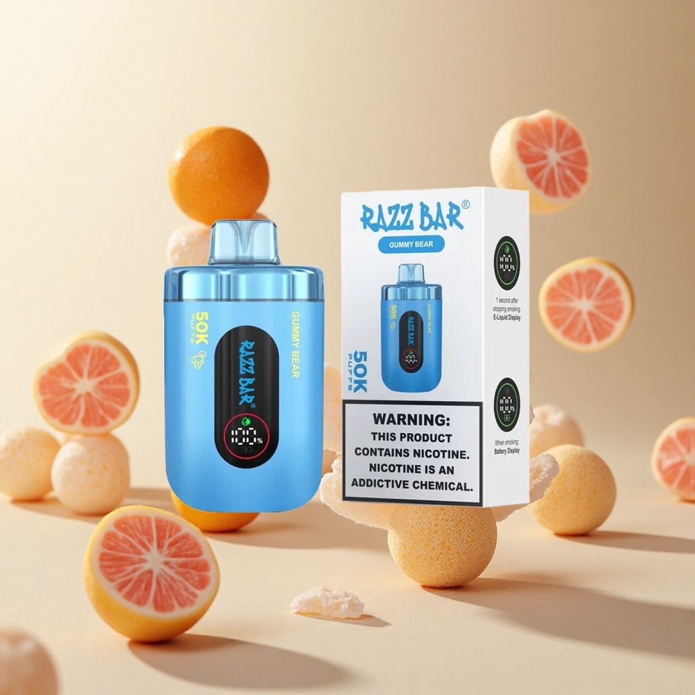 Gummy Bear Razz Bar 50K Puffs Disposable Vape
