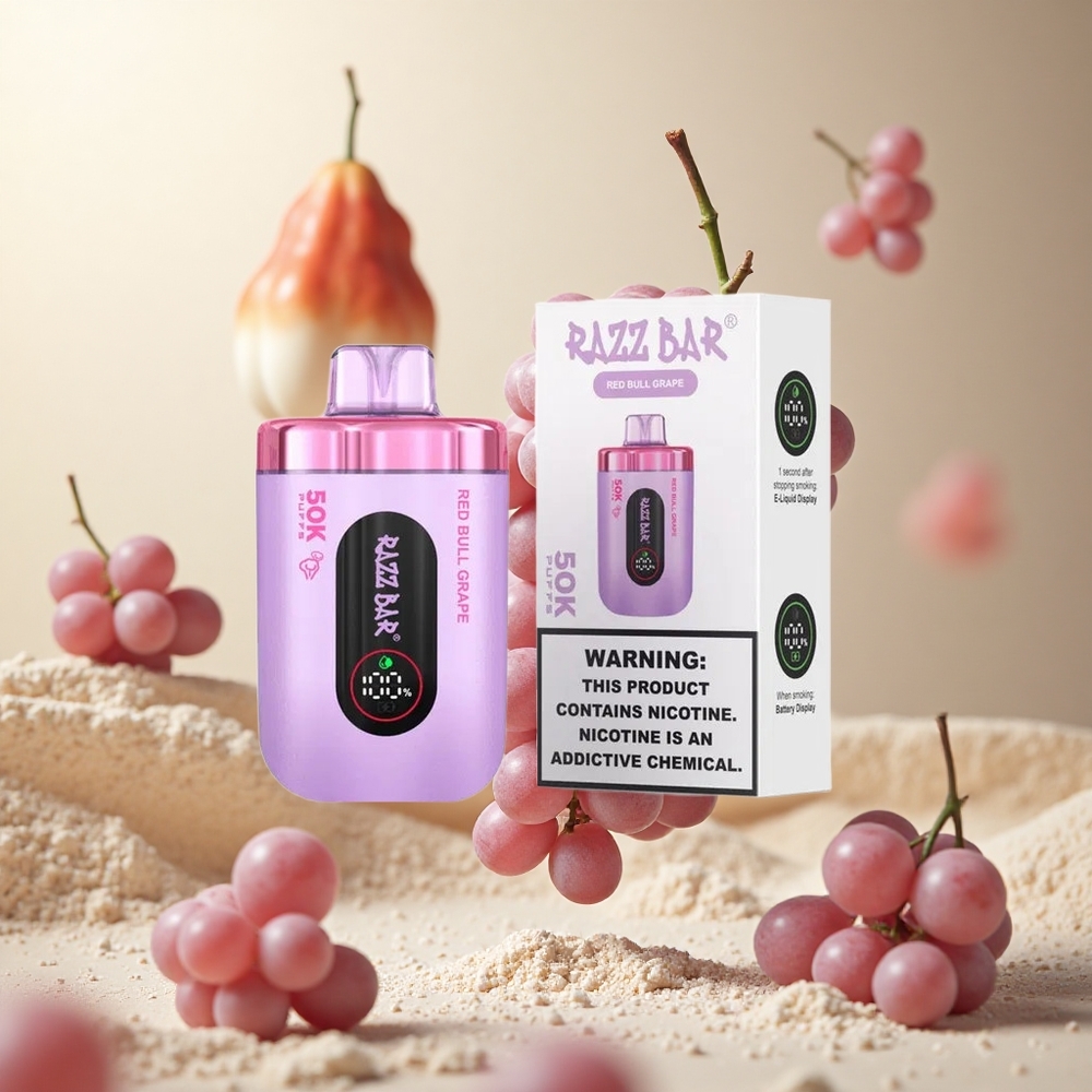 Red Bull Grape Razz Bar 50000 Puffs Disposable Vape