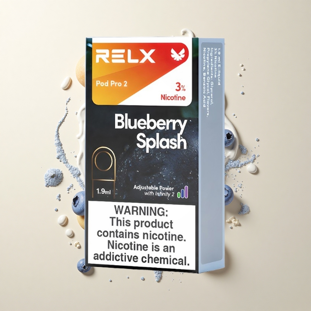 Blueberry Splash RELX Pod Pro 2 Vape Device
