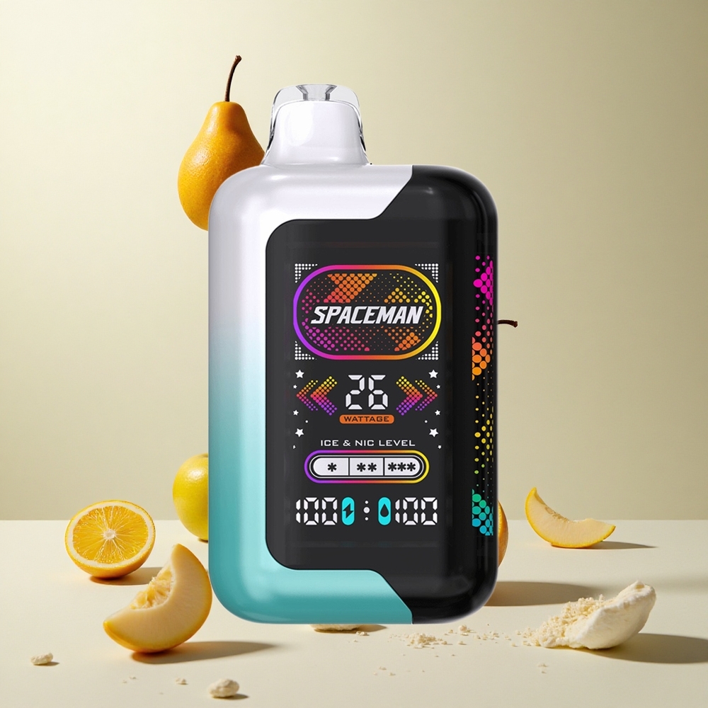 Fresh Mint SMOK SPACEMAN SP40000 Disposable Vape with 20mL Liquid & Ultra-Large LED Screen