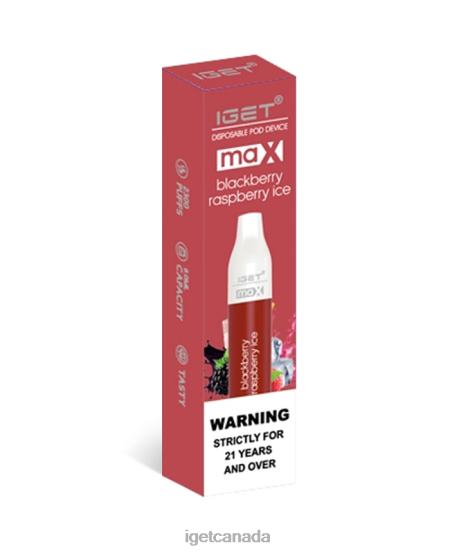 IGET Vape Max L4XRV78 Blackberry Raspberry Ice