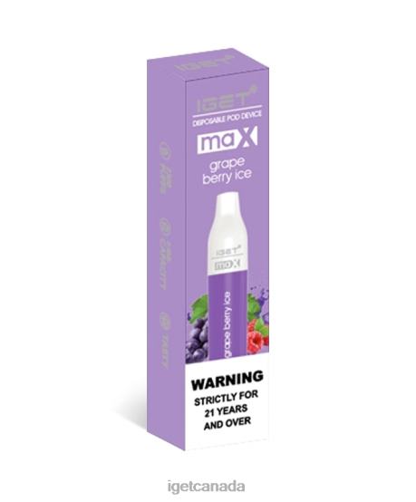 IGET Vape Sale Max L4XRV81 Grape Berry Ice