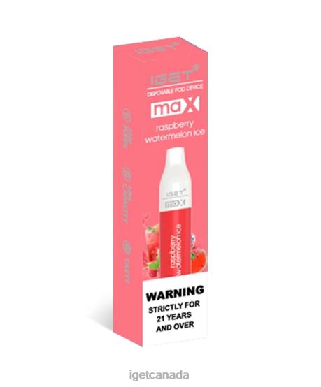 IGET Vapes On Sale Max L4XRV90 Raspberry Watermelon Ice