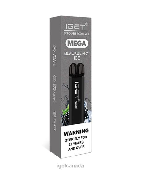 IGET Vape Toronto MEGA L4XRV124 Blackberry Ice