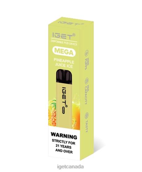 IGET Vape Canada MEGA L4XRV140 Pineapple Juice Ice