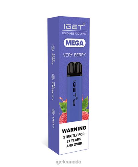 IGET Vape Sale MEGA L4XRV146 Very Berry