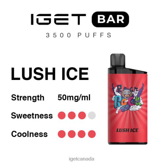 IGET Bar Bar 3500 Puffs L4XRV277 Lush Ice