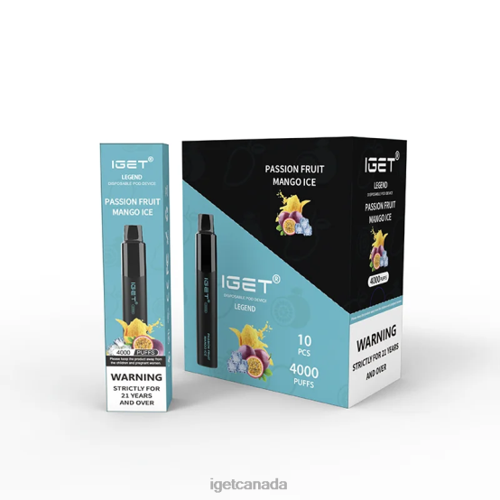 IGET Bar Legend 4000 Puffs L4XRV342 Passion Fruit Mango Ice