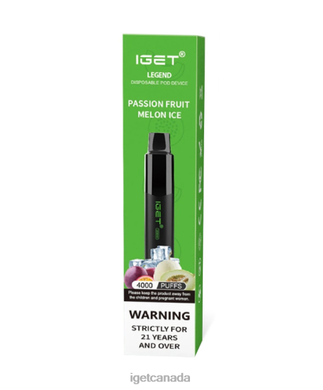 IGET Vape Canada Legend L4XRV188 Passion Fruit Melon Ice
