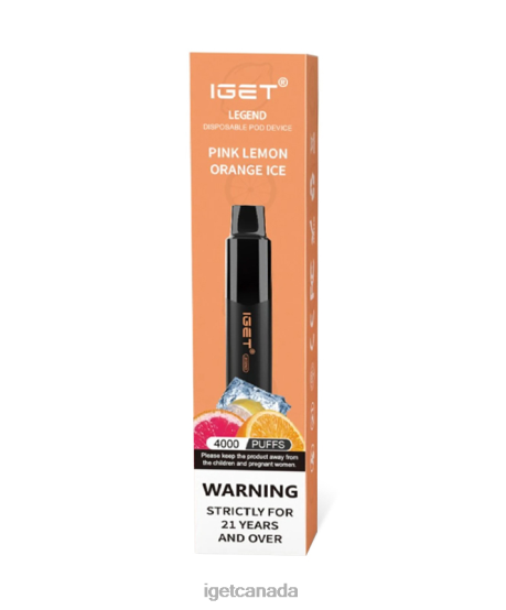 IGET Vape Toronto Legend L4XRV192 Pink Lemon Orange Ice
