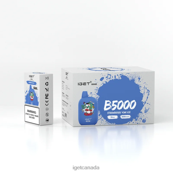 IGET Vapes On Sale B5000 L4XRV314 Strawberry Kiwi Ice