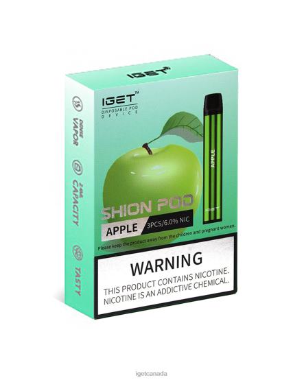 IGET Vape Toronto 3 x Shion L4XRV1 Apple