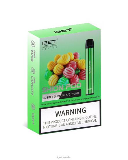 IGET Canada 3 x Shion L4XRV6 Bubble Gum